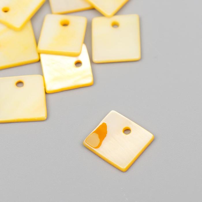 Декоративные ракушки "Квадратик" 1 см, 10 шт, жёлтый
Декоративные ракушки "Квадратик" 1 см, 10 шт, жёлтый