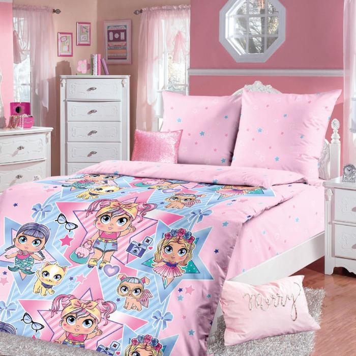 Постельное бельё 1,5сп ЛидерТекс «Куколки» 145х215, 150х215, 70х70 2шт
Постельное бельё 1,5сп ЛидерТекс «Куколки» 145х215, 150х215, 70х70 2шт