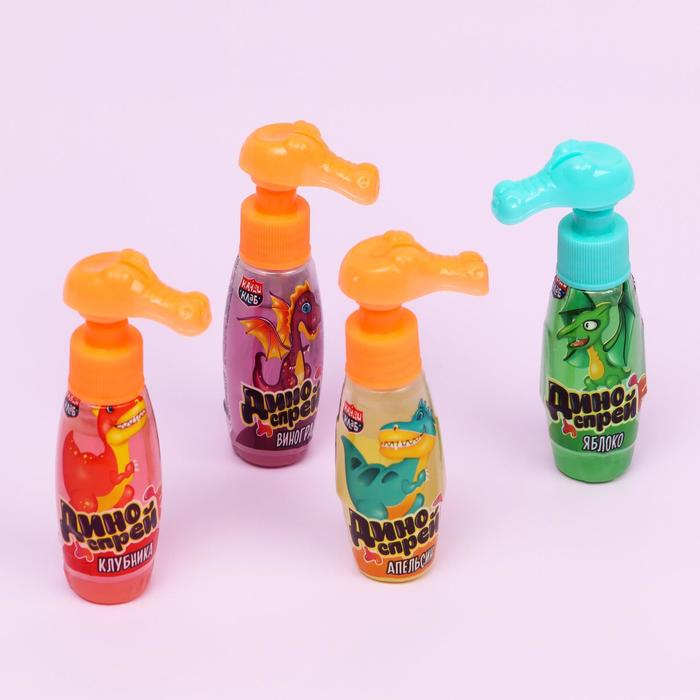 Конфета-спрей «Дино спрей» ассорти, 28 мл
Конфета-спрей «Дино спрей» ассорти, 28 мл