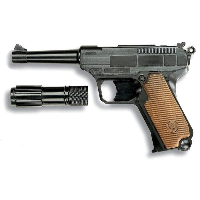 фото Пистолет lionmatic, 26,5 см с глушителем, 13 зарядов edison