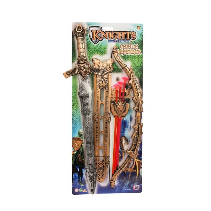 фото Игровой набор «меч в ножнах и лук со стрелами» hti