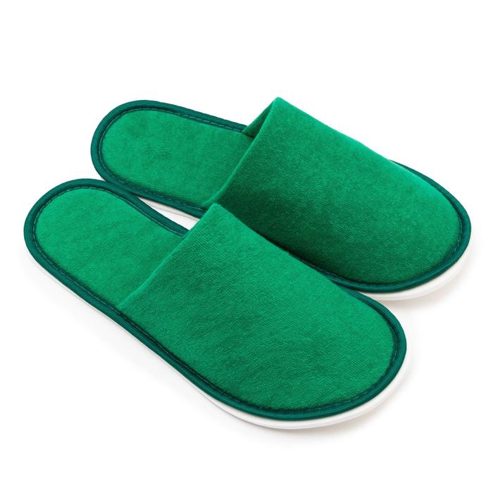 Тапочки мужские, цвет зелёный, размер 42-45
Тапочки мужские, цвет зелёный, размер 42-45