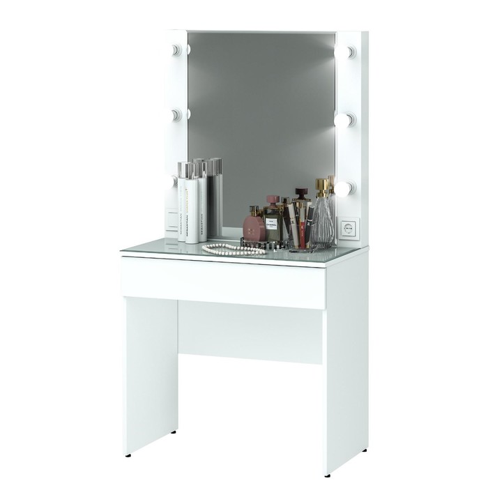 Стол туалетный Мемори 800х464х1555 белый
Стол туалетный Мемори 800х464х1555 белый