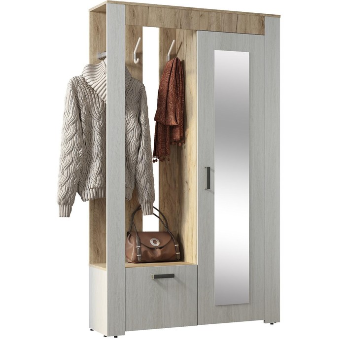 Прихожая Франк 1202х330х2000 крафт/ясень белый
Прихожая Франк 1202х330х2000 крафт/ясень белый