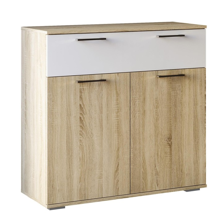 Комод Белладжио 1002х372х952 сонома/белый глянец
Комод Белладжио 1002х372х952 сонома/белый глянец