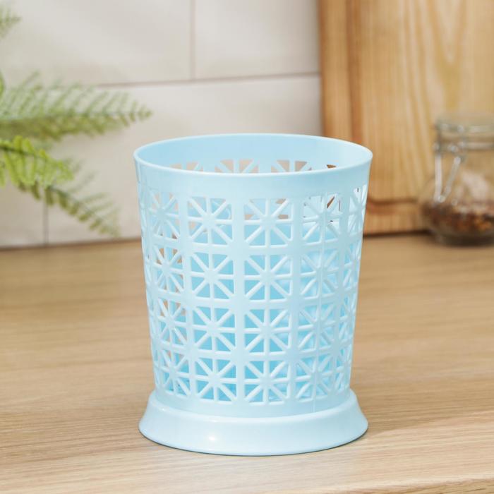 фото Сушилка для столовых приборов «орнамент», 3 отделения, 12×14 см, цвет микс