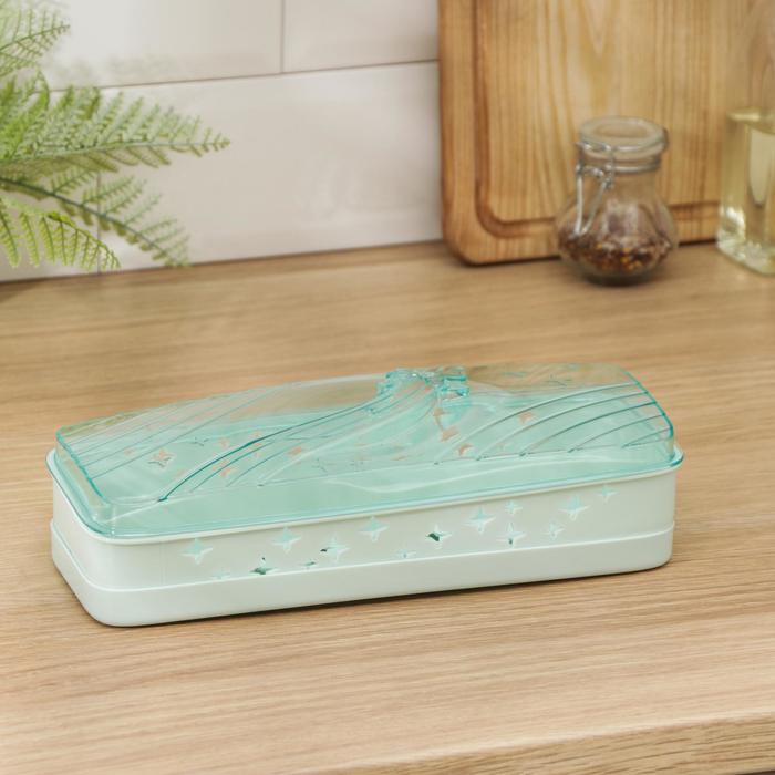 Лоток для столовых приборов с крышкой, 26,5×10×6 см, цвет МИКС
Лоток для столовых приборов с крышкой, 26,5×10×6 см, цвет МИКС