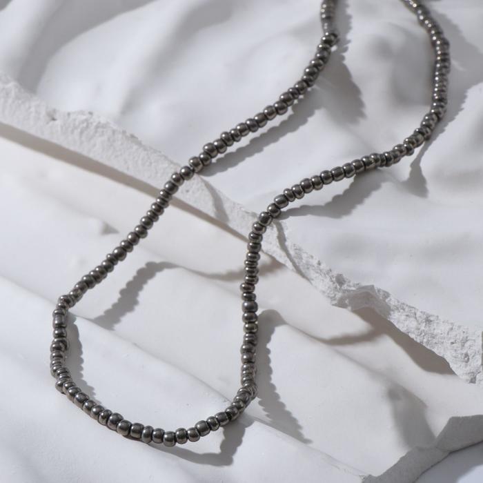 Колье "Бисер" лёгкость, цвет серый, 40 см
Колье "Бисер" лёгкость, цвет серый, 40 см