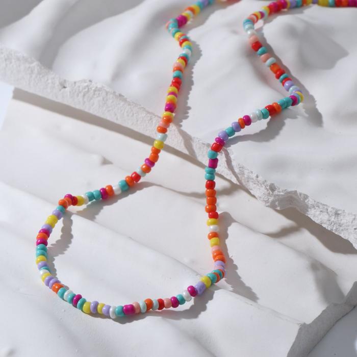 Колье "Бисер" лёгкость, цветное, 40 см
Колье "Бисер" лёгкость, цветное, 40 см