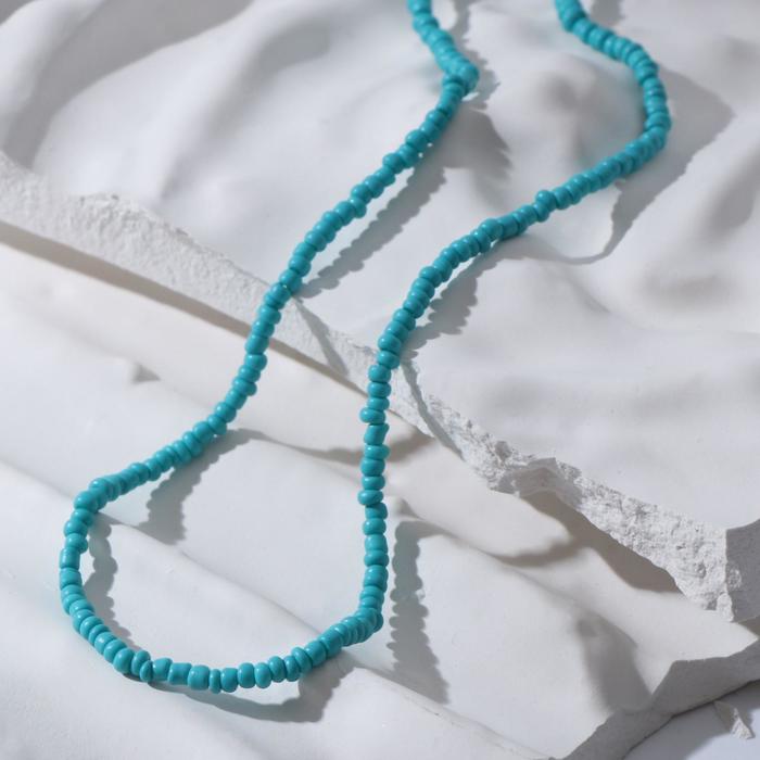 Колье "Бисер" лёгкость, цвет морской, 40 см
Колье "Бисер" лёгкость, цвет морской, 40 см