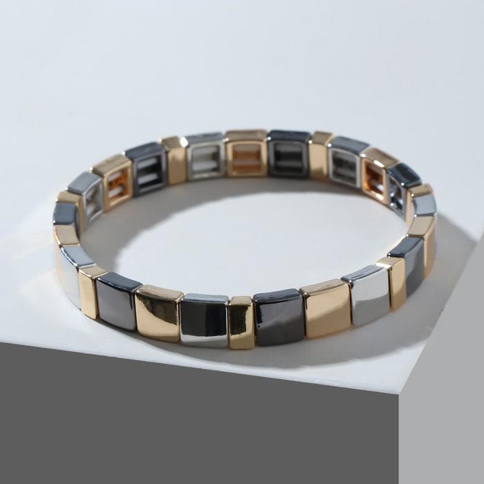 Браслет металл "Стойкость" квадрат, цвет серо-золотой
Браслет металл "Стойкость" квадрат, цвет серо-золотой