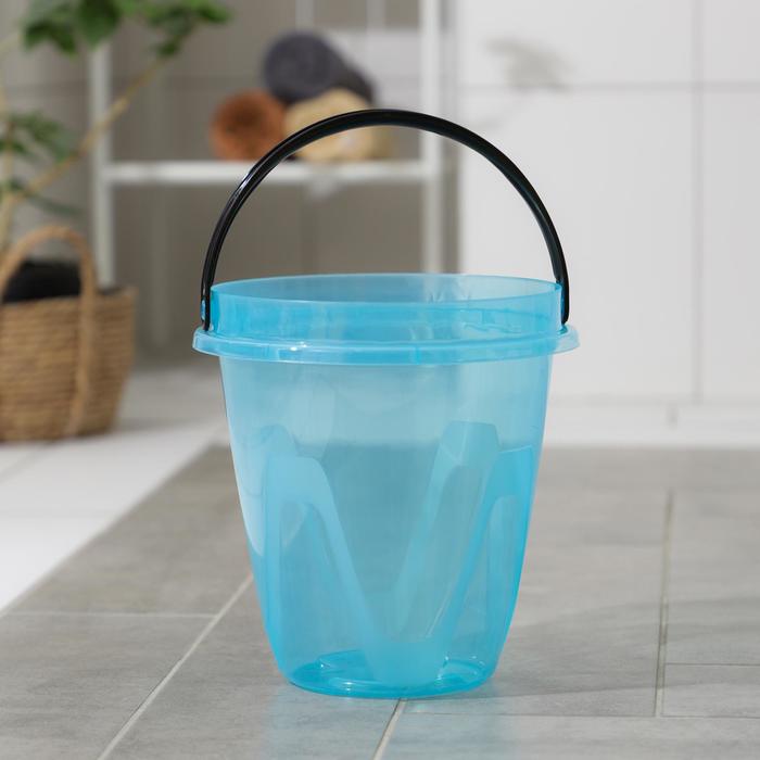 Ведро «Лайт», 5 л, цвет прозрачно-голубой
Ведро «Лайт», 5 л, цвет прозрачно-голубой