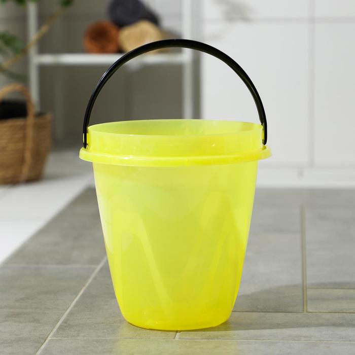 Ведро «Лайт», 10 л, цвет прозрачно-жёлтый
Ведро «Лайт», 10 л, цвет прозрачно-жёлтый