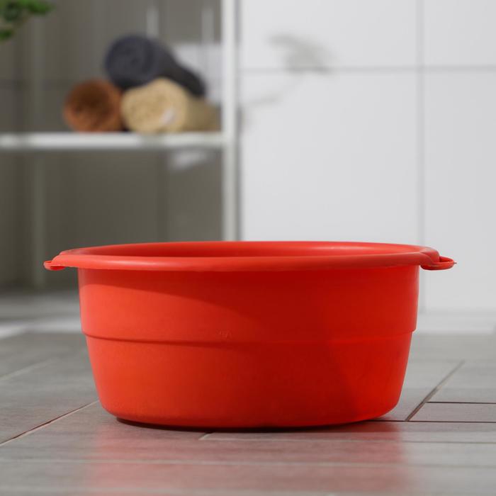 Таз, особо прочный, 8 л, цвет красный
Таз, особо прочный, 8 л, цвет красный