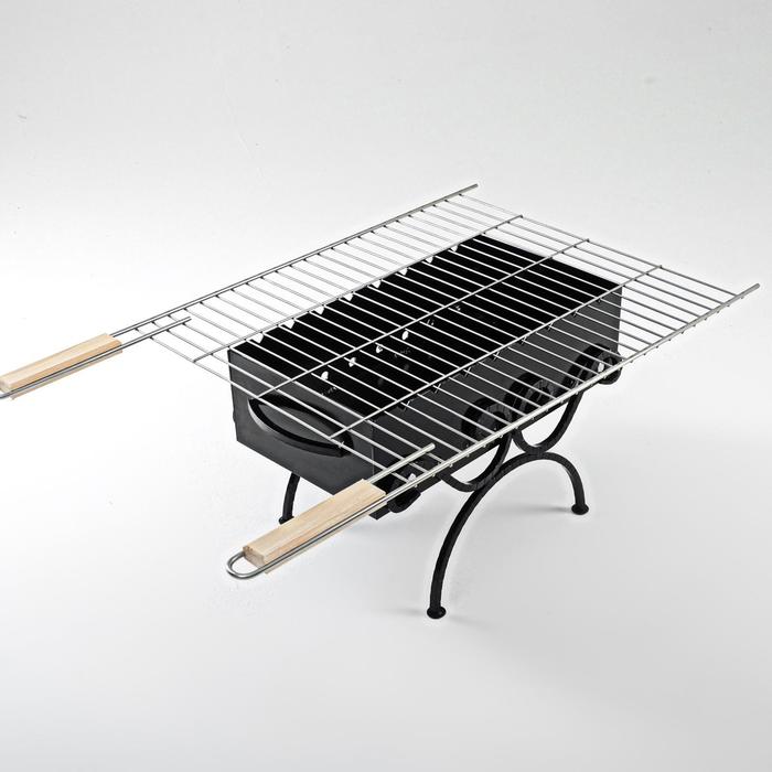 Решетка-гриль 50*60см с деревянными ручками 
Решетка-гриль 50*60см с деревянными ручками