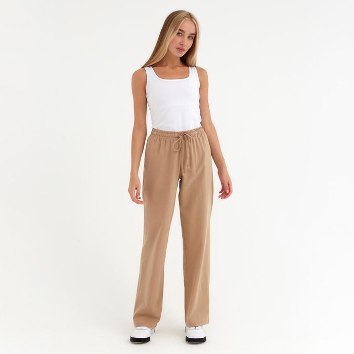 Брюки женские MIST р. 48-50, бежевый
Брюки женские MIST р. 48-50, бежевый