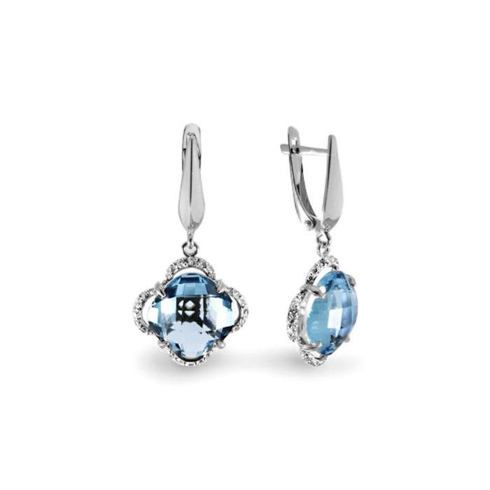 Серьги посеребрение "Цветочек" 14-06687, цвет синий в серебре
Серьги посеребрение "Цветочек" 14-06687, цвет синий в серебре