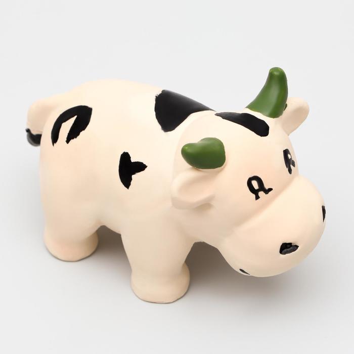 Игрушка для собак "Бычок-снежок", латекс, 12 см, белая
Игрушка для собак "Бычок-снежок", латекс, 12 см, белая