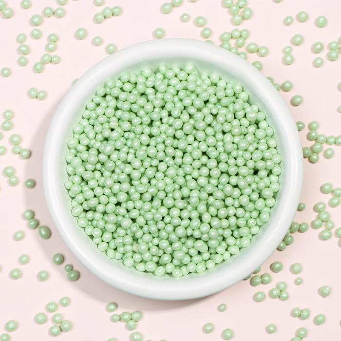 Драже зерновое в цветной кондитерской глазури «Жемчуг» изумруд, 2-5 мм, 50 г 
Драже зерновое в цветной кондитерской глазури «Жемчуг» изумруд, 2-5 мм, 50 г