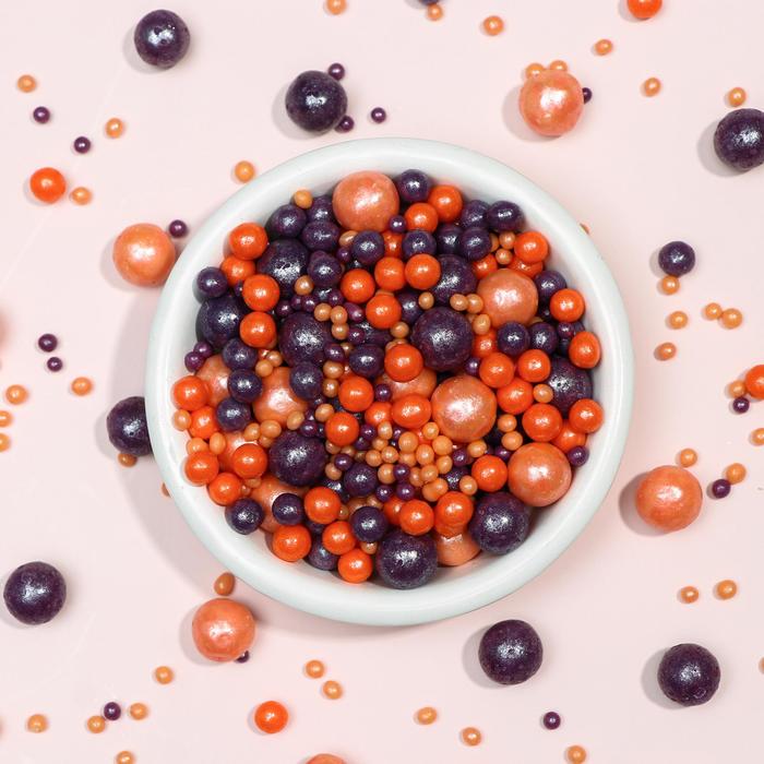 Драже зерновое в цветной кондитерской глазури «Жемчуг» сиреневый, персиковый, 50 г
Драже зерновое в цветной кондитерской глазури «Жемчуг» сиреневый, персиковый, 50 г