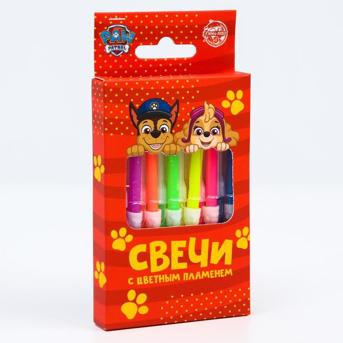 Набор свечей с цветным пламенем для торта, Щенячий патруль
Набор свечей с цветным пламенем для торта, Щенячий патруль