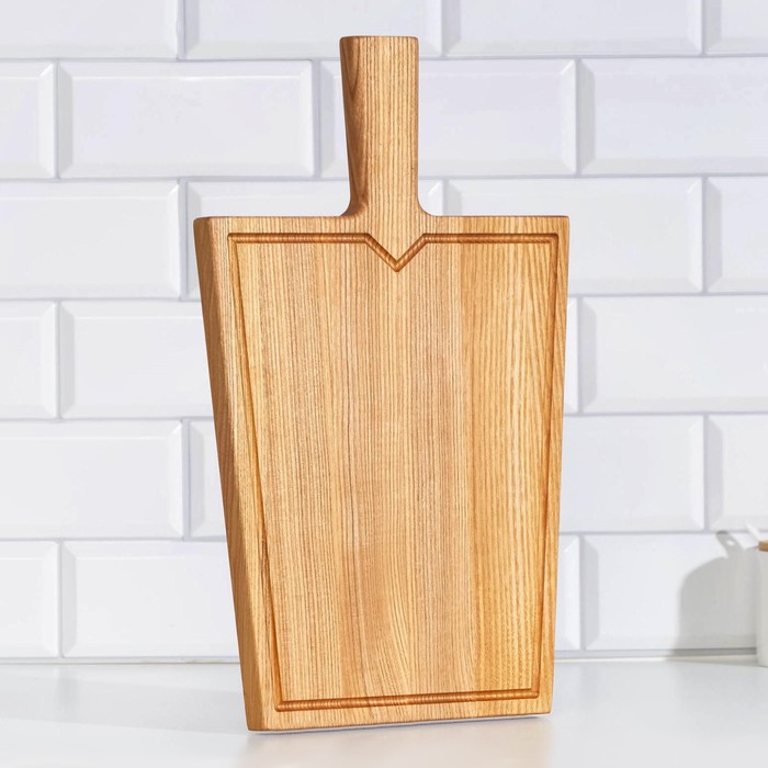 Доска разделочная и сервировочная из массива дуба "Трапеция", 40х25х2 см, коричневая
Доска разделочная и сервировочная из массива дуба "Трапеция", 40х25х2 см, коричневая