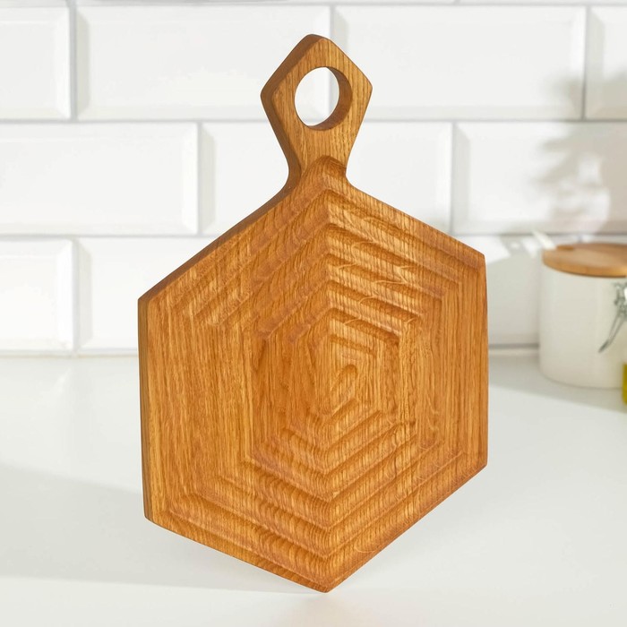 Доска сервировочная из массива дуба "Спираль", 29х20х1,5 см, коричневая
Доска сервировочная из массива дуба "Спираль", 29х20х1,5 см, коричневая