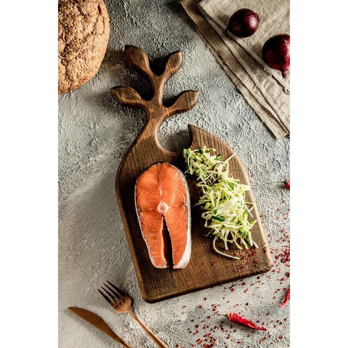 Доска разделочная и сервировочная из массива дуба "Росток", 39х20х2 см, черная
Доска разделочная и сервировочная из массива дуба "Росток", 39х20х2 см, черная