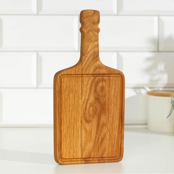 Доска разделочная и сервировочная из массива дуба "Виски", 27х13х1,5 см, коричневая
Доска разделочная и сервировочная из массива дуба "Виски", 27х13х1,5 см, коричневая