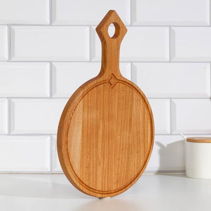 Доска разделочная и сервировочная из массива дуба "Круг", 35х22,5х1,5 см, коричневый
Доска разделочная и сервировочная из массива дуба "Круг", 35х22,5х1,5 см, коричневый