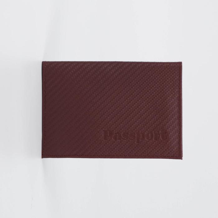 Обложка для паспорта, цвет бордовый
Обложка для паспорта, цвет бордовый