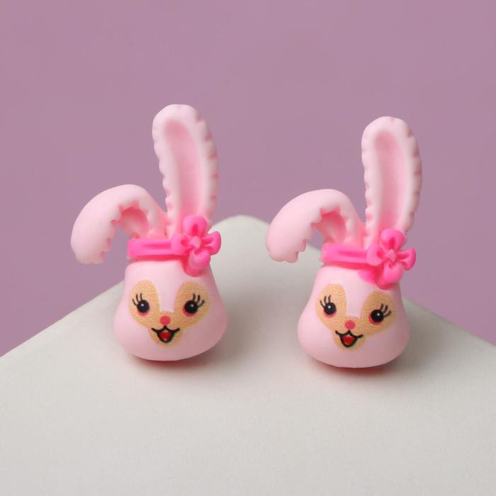 Серьги "Кролик с бантиком", цвет розовый
Серьги "Кролик с бантиком", цвет розовый