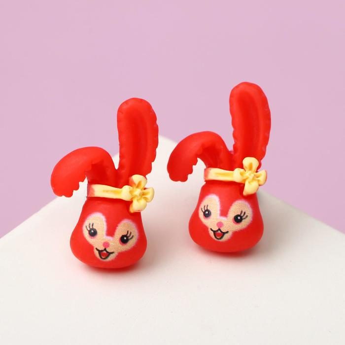 Серьги "Кролик с бантиком", цвет жёлто-красный
Серьги "Кролик с бантиком", цвет жёлто-красный