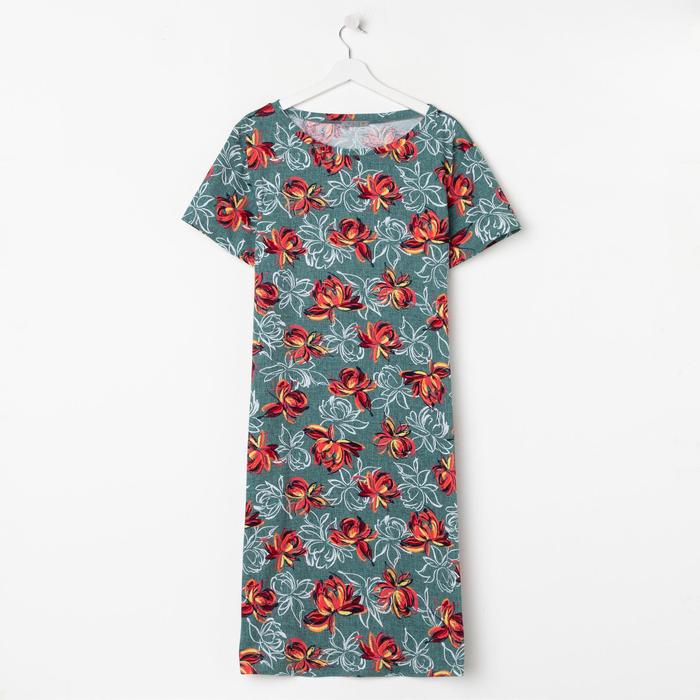 Платье домашнее женское , цвет изумруд , размер 48
Платье домашнее женское , цвет изумруд , размер 48