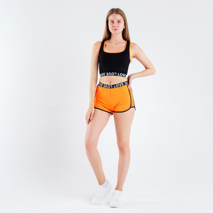 Шорты женские, цвет оранжевый, размер 42
Шорты женские, цвет оранжевый, размер 42