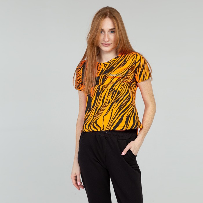 Футболка женская, цвет оранжевый, размер 48
Футболка женская, цвет оранжевый, размер 48