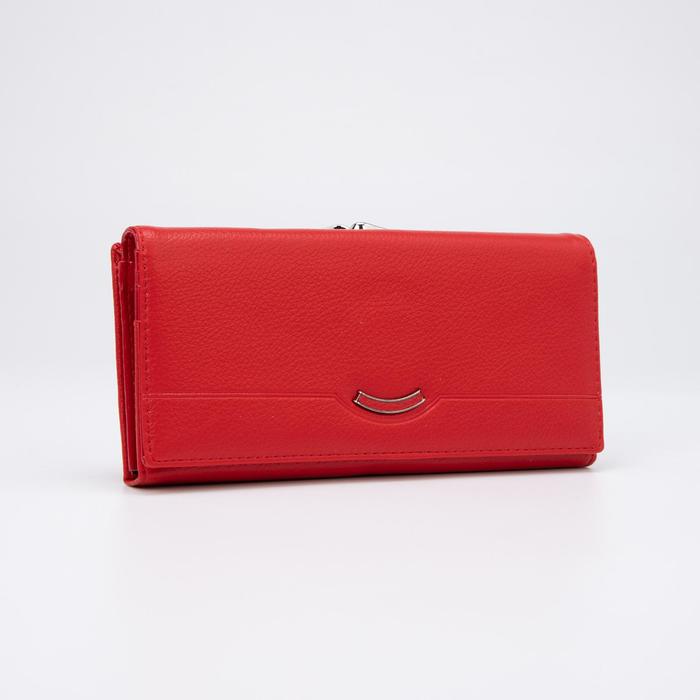 Кошелёк на магнитах, цвет красный
Кошелёк на магнитах, цвет красный