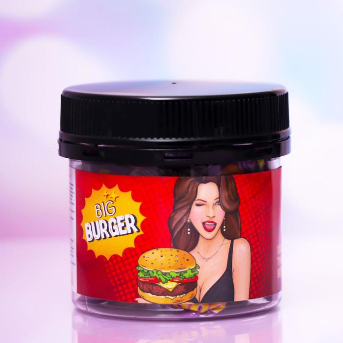 Жевательная резинка «Самый низкокалорийный бургер», 55 ± 5 г
Жевательная резинка «Самый низкокалорийный бургер», 55 ± 5 г