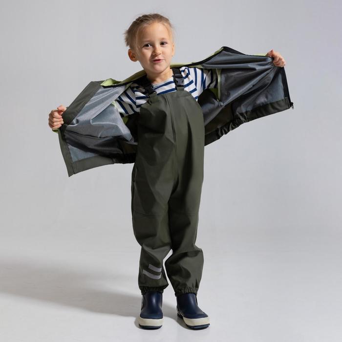 Полукомбинезон непромокаемый, цвет хаки, рост 98 см
Полукомбинезон непромокаемый, цвет хаки, рост 98 см