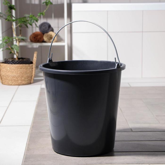 Ведро строительное, 20 л, цвет чёрный
Ведро строительное, 20 л, цвет чёрный