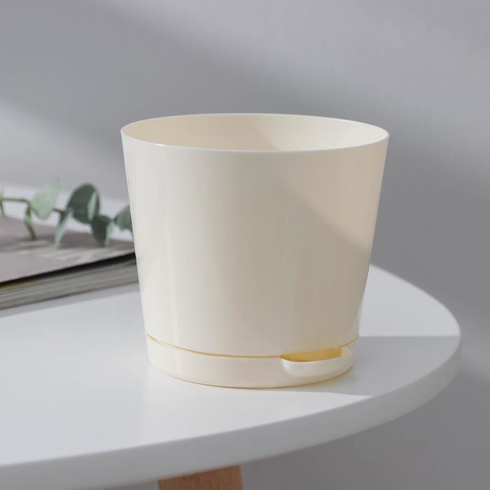 Кашпо с прикорневым поливом Oregano, 500 мл, цвет бежевый
Кашпо с прикорневым поливом Oregano, 500 мл, цвет бежевый