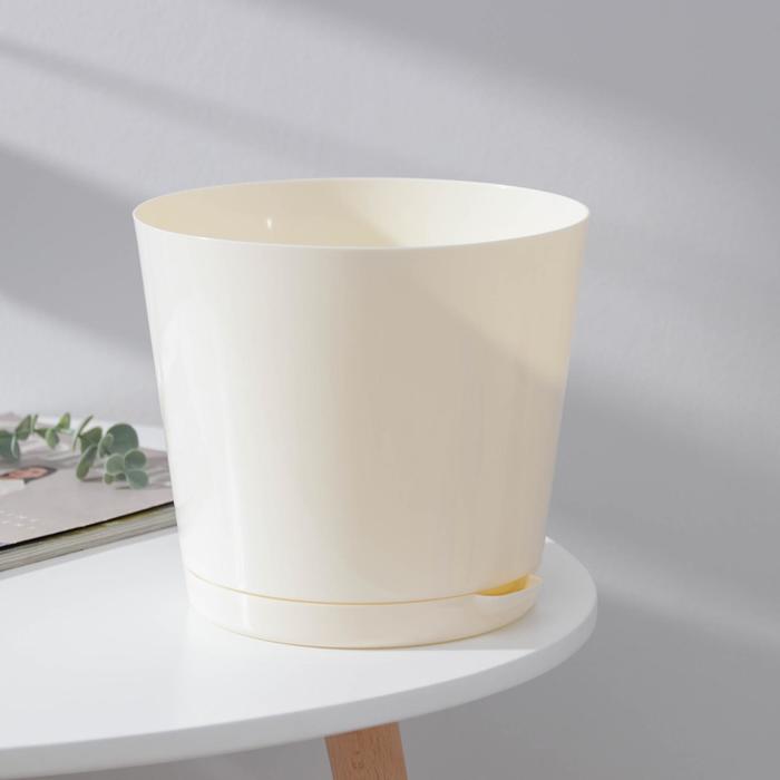 Кашпо с прикорневым поливом Oregano, 4 л, цвет бежевый
Кашпо с прикорневым поливом Oregano, 4 л, цвет бежевый