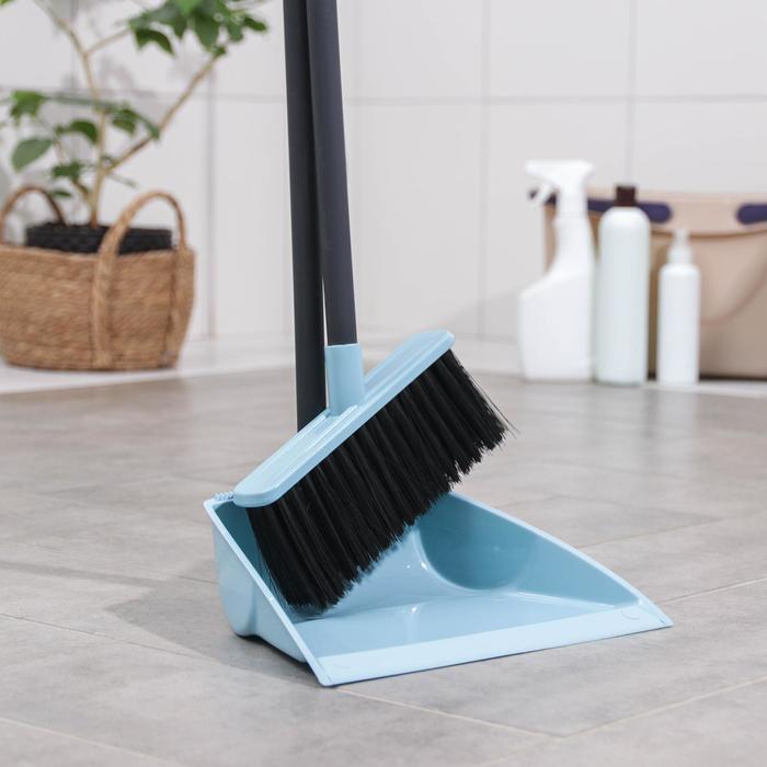 Набор для уборки Sicilia, 2 предмета: щётка для пола c совком, цвет светло-голубой
Набор для уборки Sicilia, 2 предмета: щётка для пола c совком, цвет светло-голубой