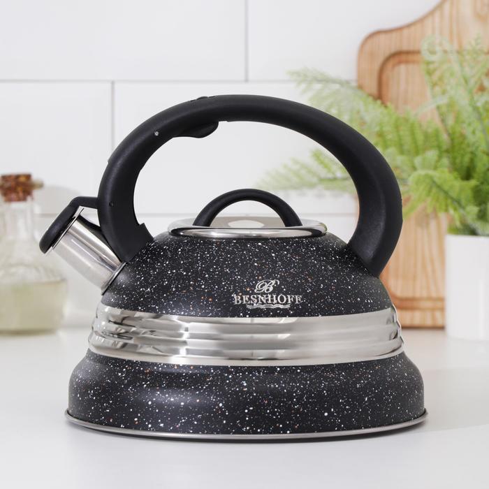 Чайник со свистком «Вит», 3 л, индукция, цвет чёрный
Чайник со свистком «Вит», 3 л, индукция, цвет чёрный