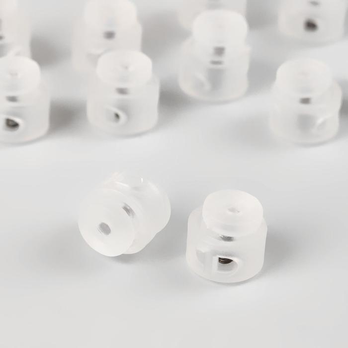 Фиксатор для шнура, 4 мм, цвет прозрачный
Фиксатор для шнура, 4 мм, цвет прозрачный