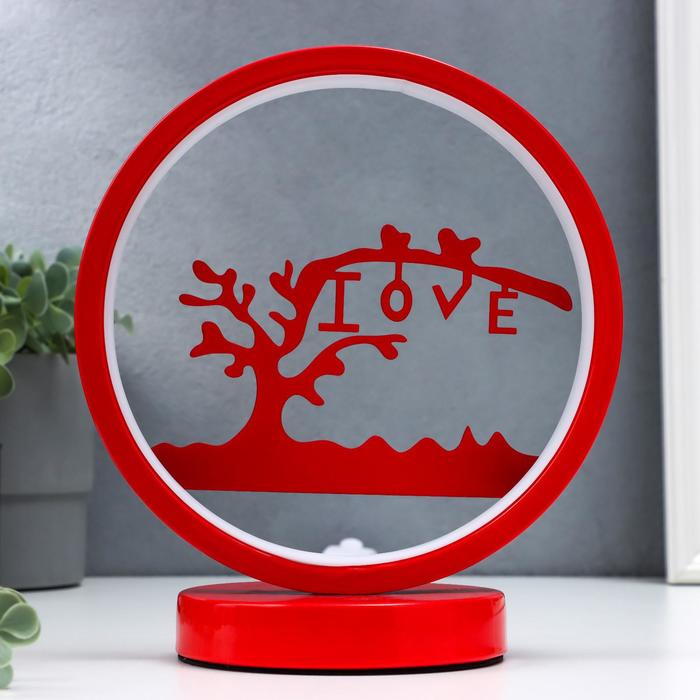 Светильник настольный 16475/1 LED красный 12х19,5х24см 
Светильник настольный 16475/1 LED красный 12х19,5х24см