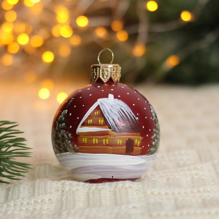 Ёлочный шар d-5 см "Тёплая зима" ручная роспись
Ёлочный шар d-5 см "Тёплая зима" ручная роспись