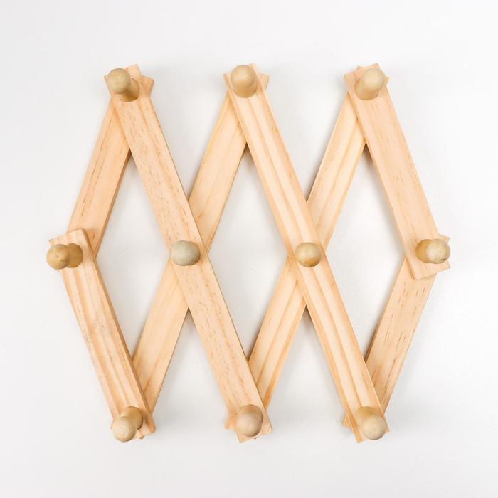 Крючки декоративные дерево "Гармошка - 3 ромба" 24х5,5х9,2 см
Крючки декоративные дерево "Гармошка - 3 ромба" 24х5,5х9,2 см