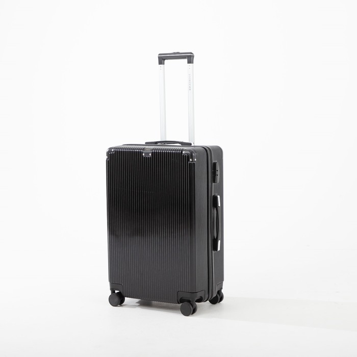 Чемодан средний 24", отдел на молнии, кодовый замок, 4 колеса, цвет чёрный
Чемодан средний 24", отдел на молнии, кодовый замок, 4 колеса, цвет чёрный