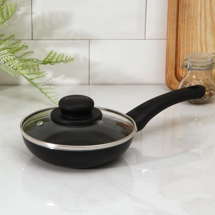 Сковорода Lite, d=16 см, стеклянная крышка, антипригарное покрытие 
Сковорода Lite, d=16 см, стеклянная крышка, антипригарное покрытие